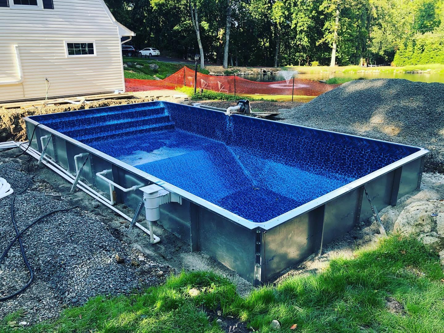 gunite and vinyl pool construction