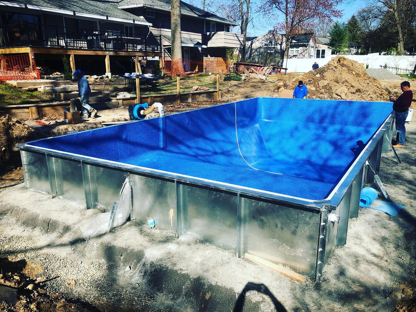 gunite and vinyl pool construction